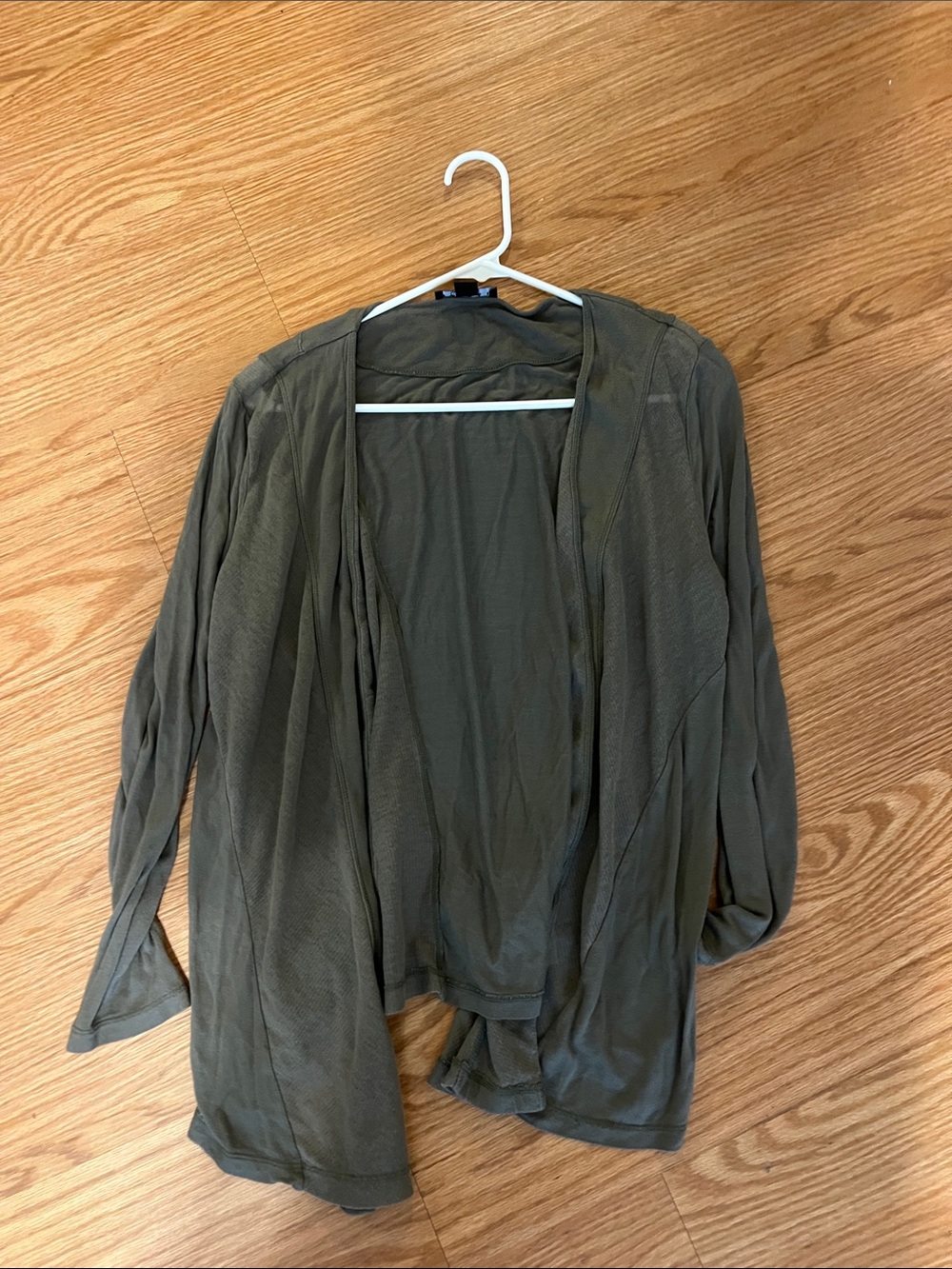 Tribal Olive Open-Front Women’s Cardigan